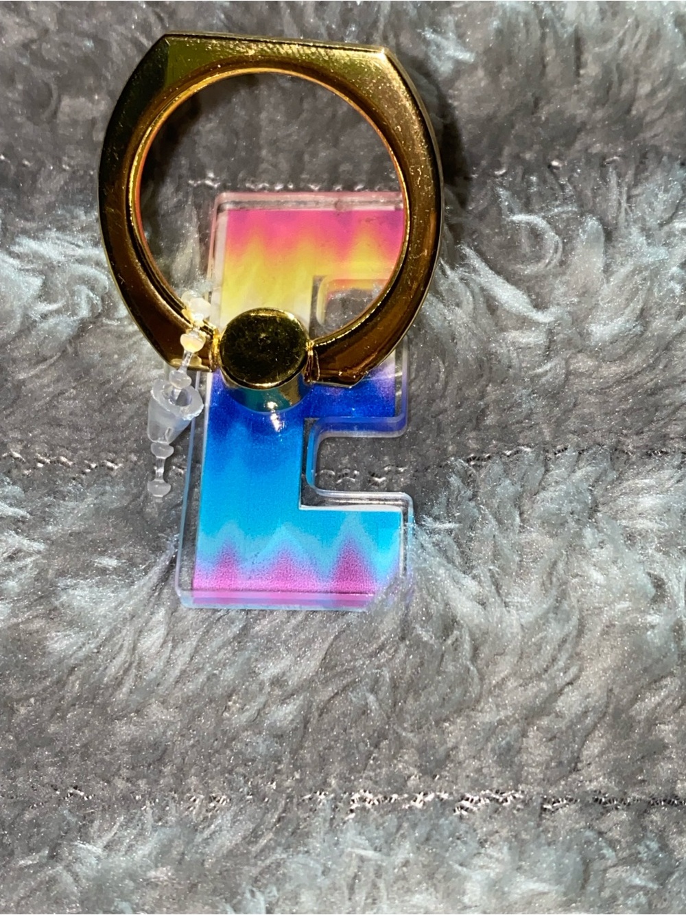 1-Popsocket Multicolor Acrylic Letter (E)